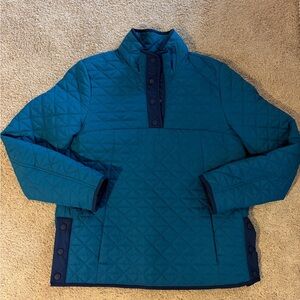 Lands' End Quilted Puffer Jacket with Quilted Star Design ⭐️